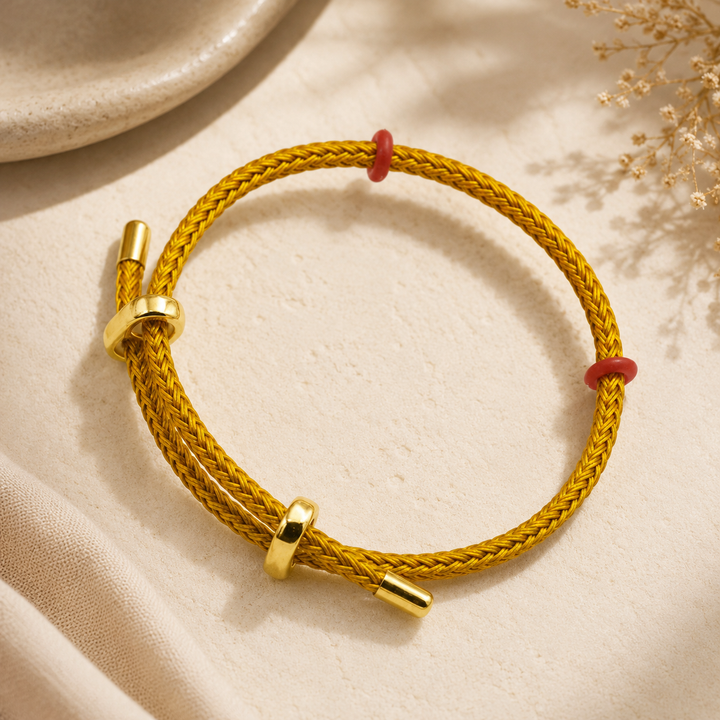 Adjustable Braided Wire Bracelet