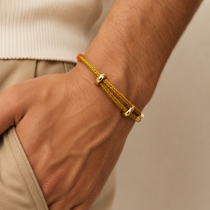 Adjustable Braided Wire Bracelet