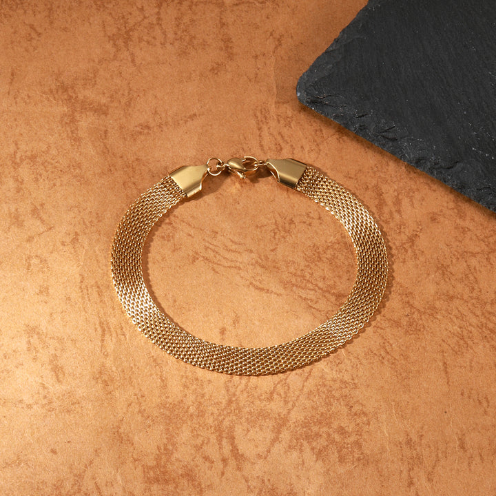 Golden Mesh Bracelet