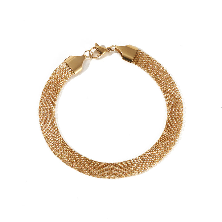 Golden Mesh Bracelet