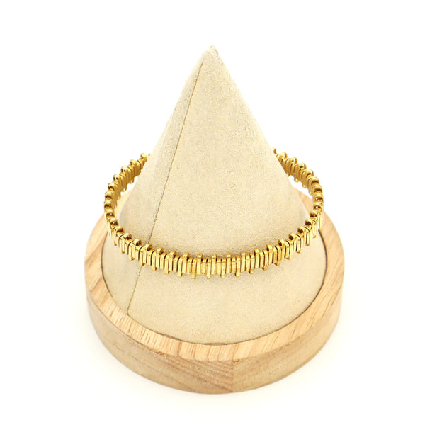 Spikey Golden Cuff Bracelet
