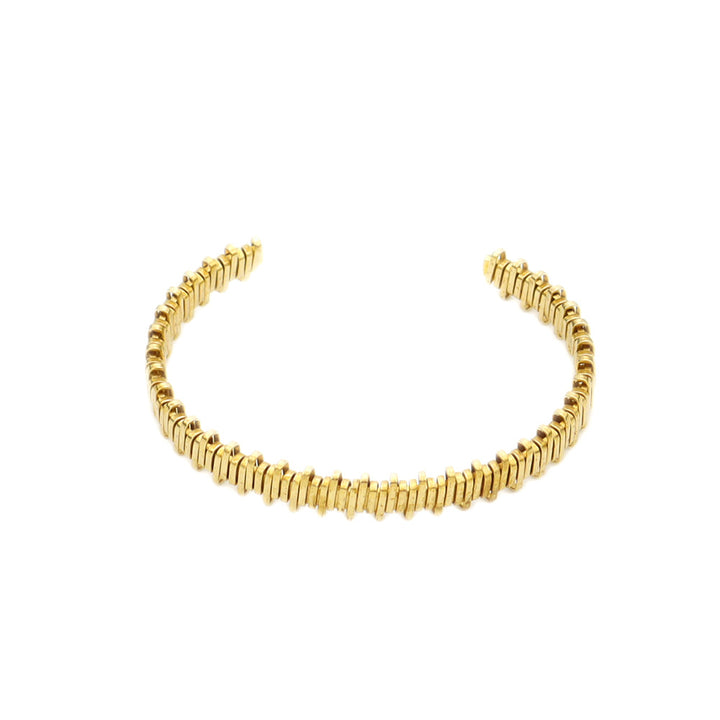 Spikey Golden Cuff Bracelet