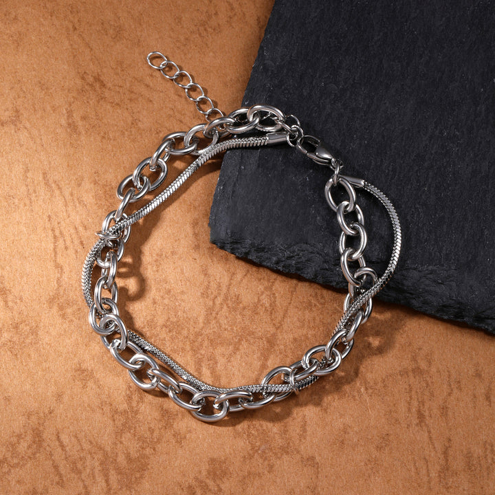 Serpent Orbit Duo Bracelet