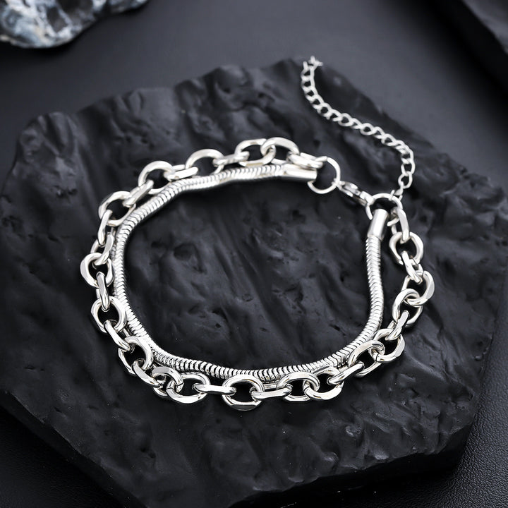 Serpent Orbit Duo Bracelet
