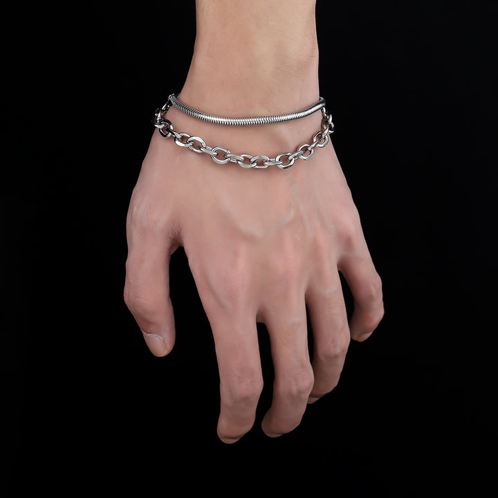 Serpent Orbit Duo Bracelet