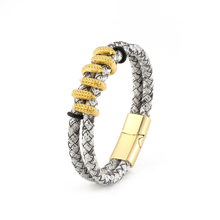 Animal Print Clawed Bracelet - Gold