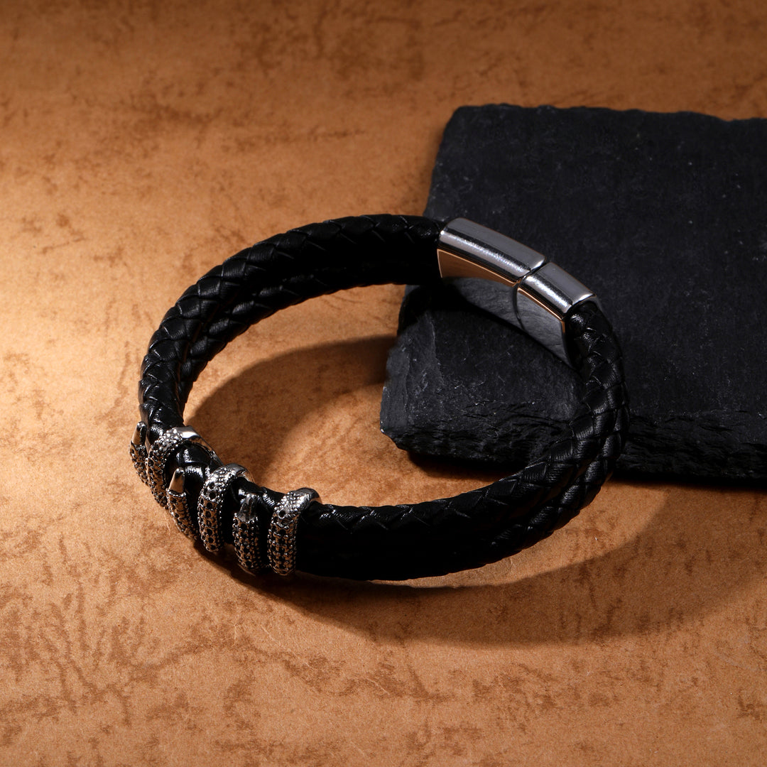 Cocoa Forge Clawed Bracelet - Silver