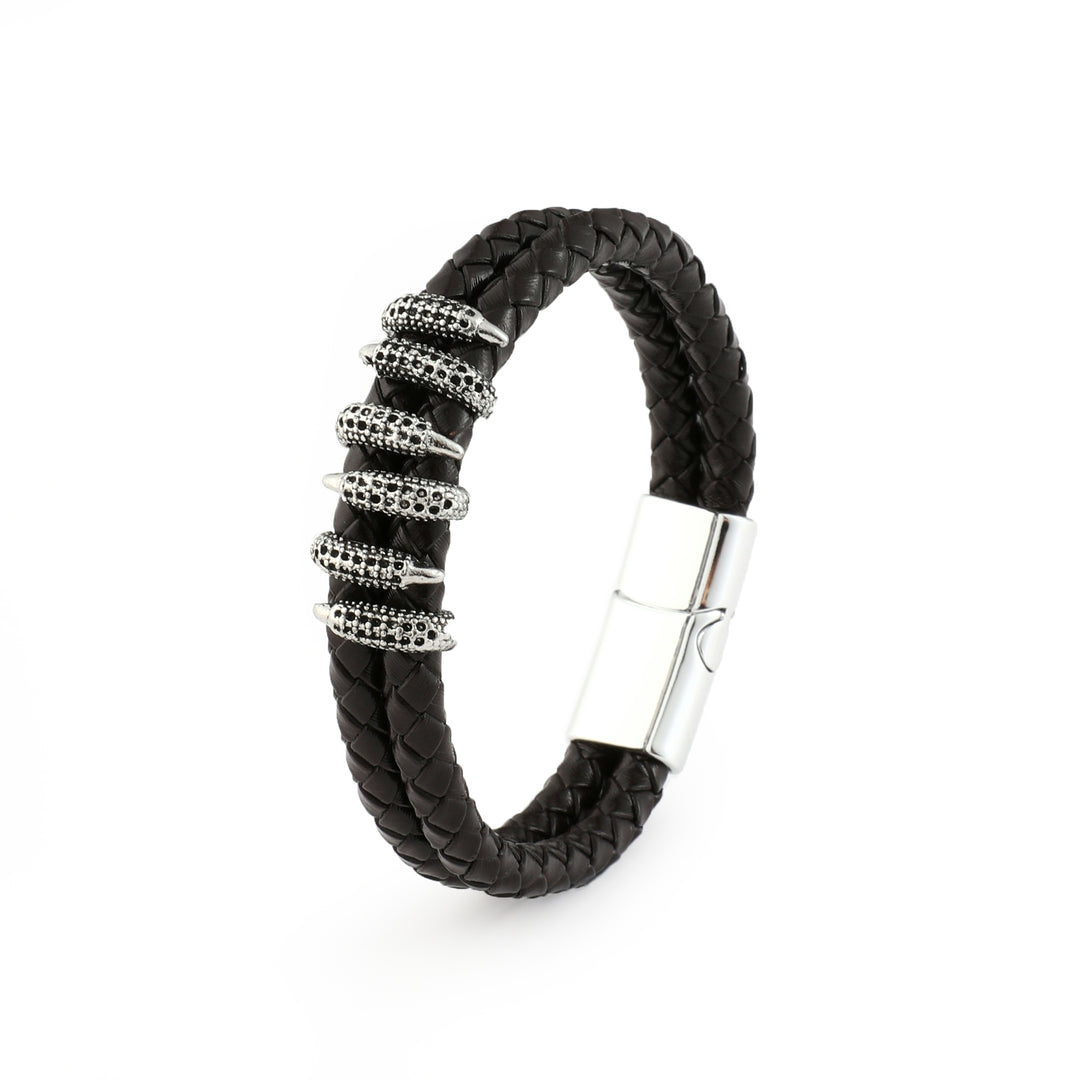 Cocoa Forge Clawed Bracelet - Silver