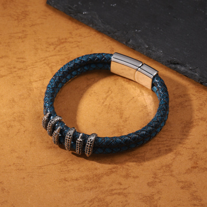 Darkforge Clawed Bracelet - Blue
