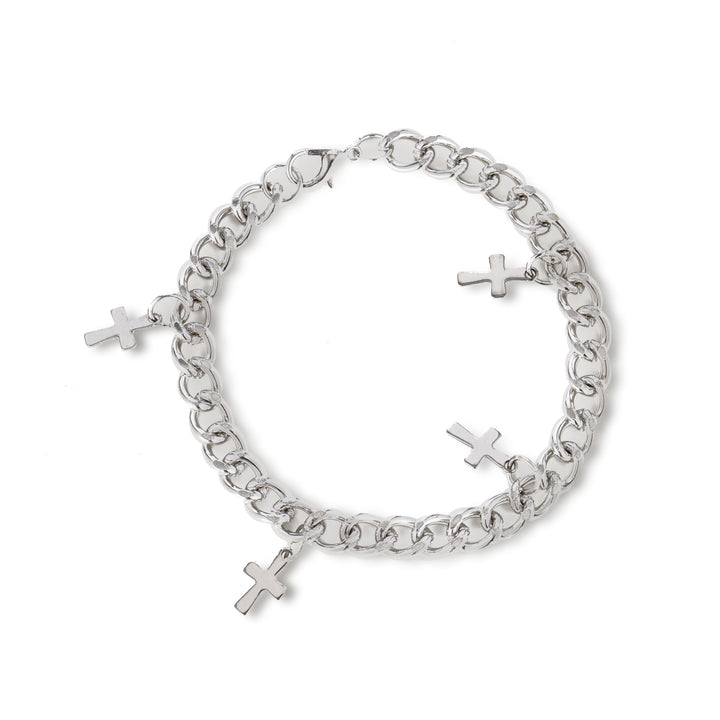 Cross Cubic Link Bracelet