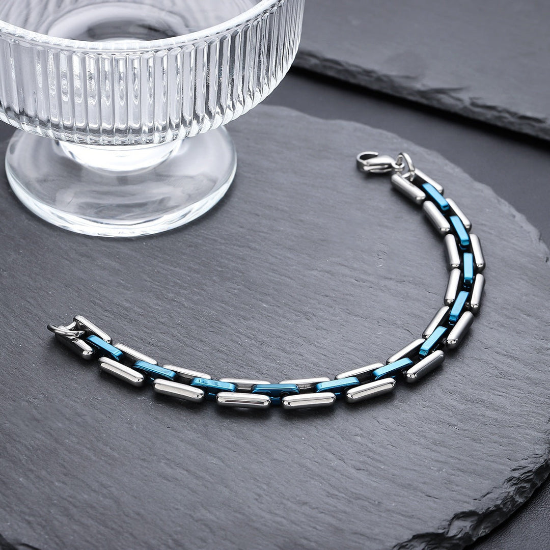 Duo Link Bracelet - Blue | Salty