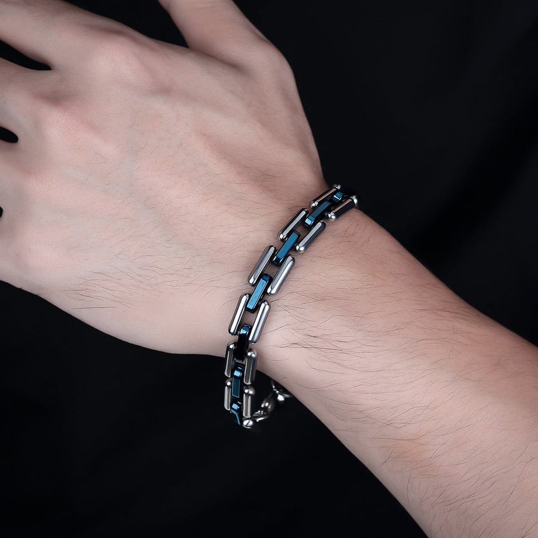 Duo Link Bracelet - Blue | Salty