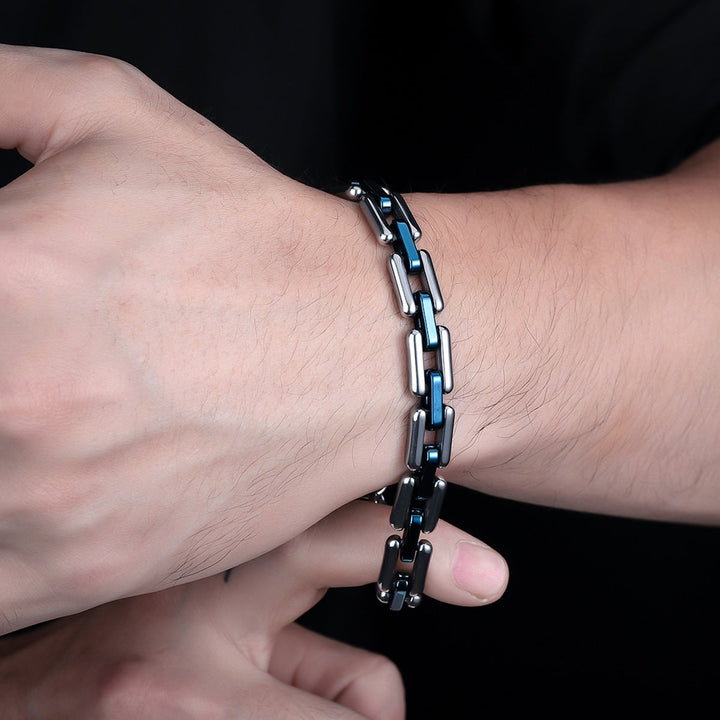 Duo Link Bracelet - Blue | Salty