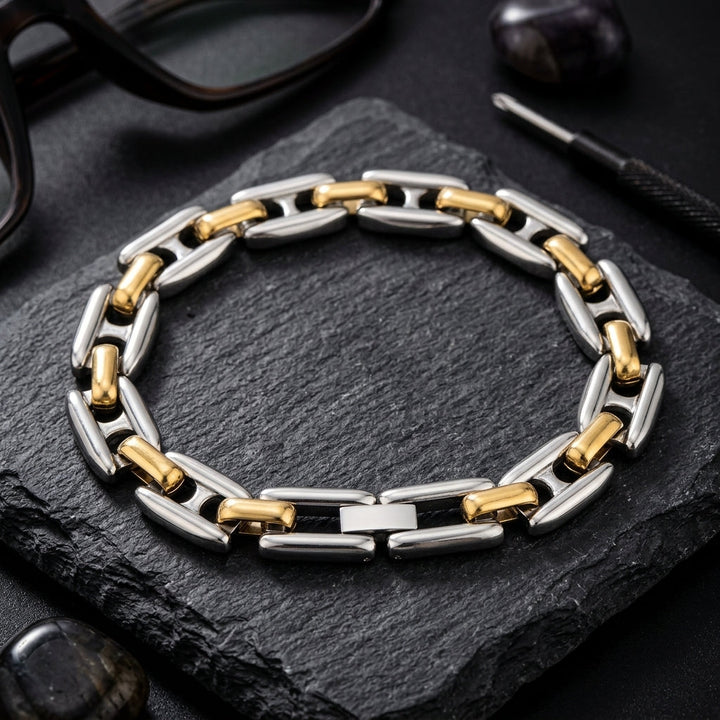 Duo Link Bracelet - Gold | Salty