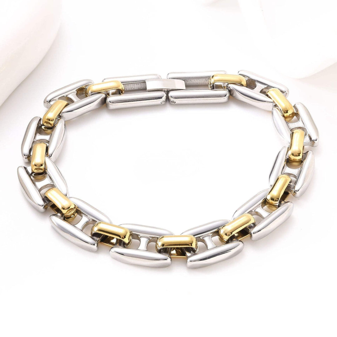 Duo Link Bracelet - Gold | Salty