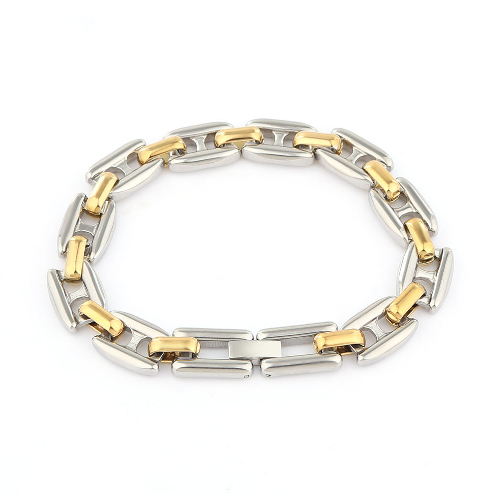 Duo Link Bracelet - Gold | Salty