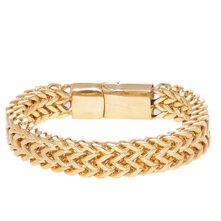 Golden Mesh Armor Bracelet | Salty