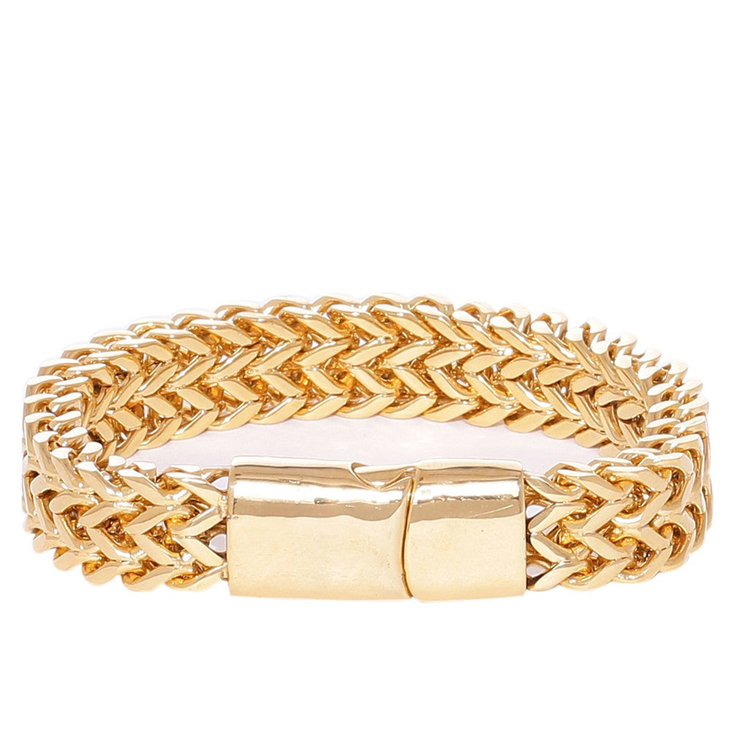 Golden Mesh Armor Bracelet | Salty