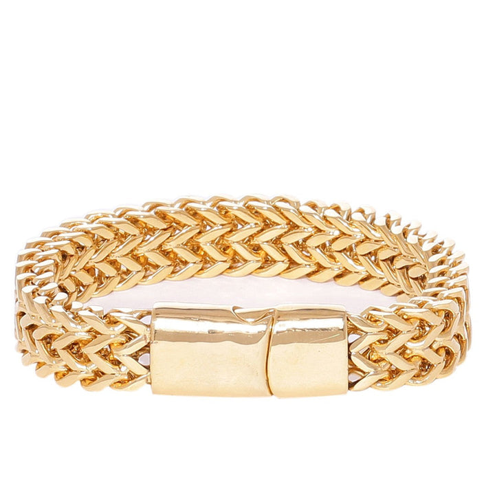 Golden Mesh Armor Bracelet | Salty