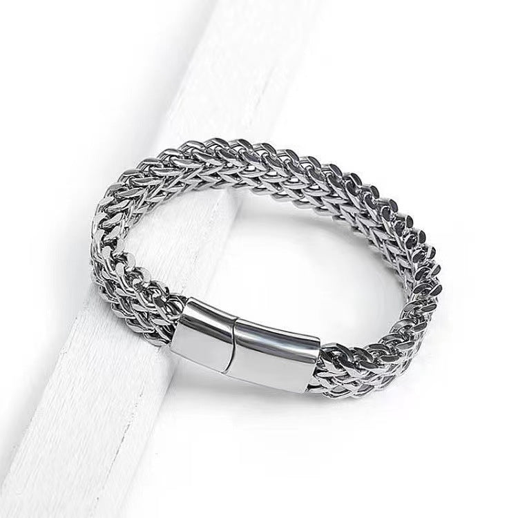 Bastion Woven Chain Bracelet | Salty