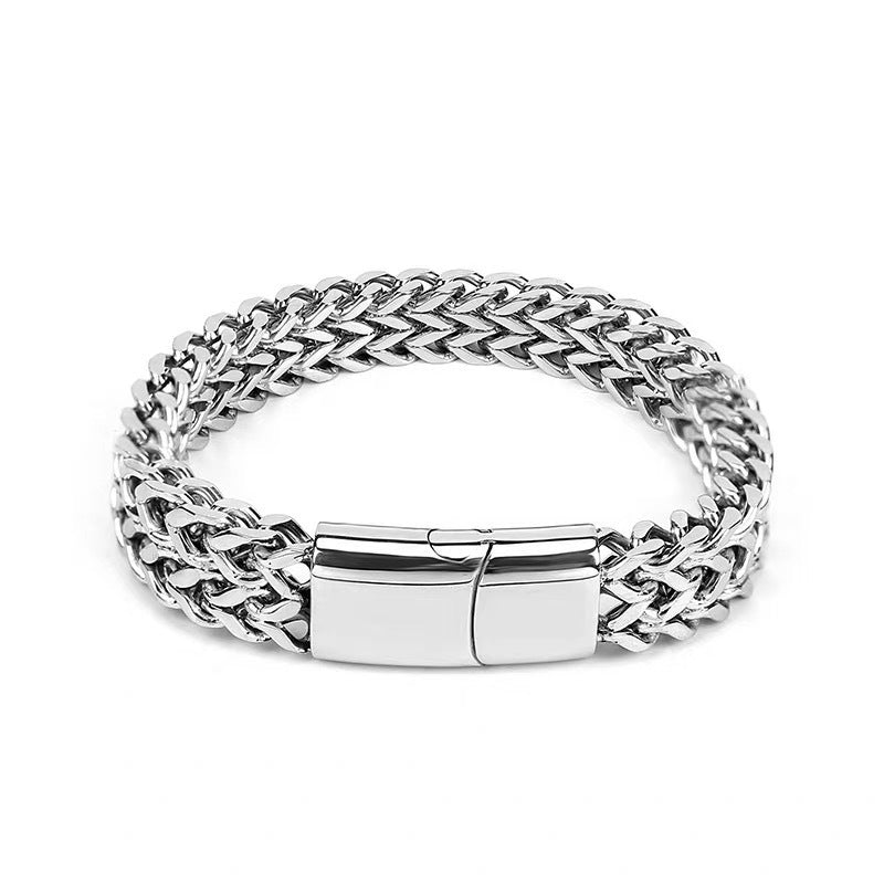 Bastion Woven Chain Bracelet | Salty