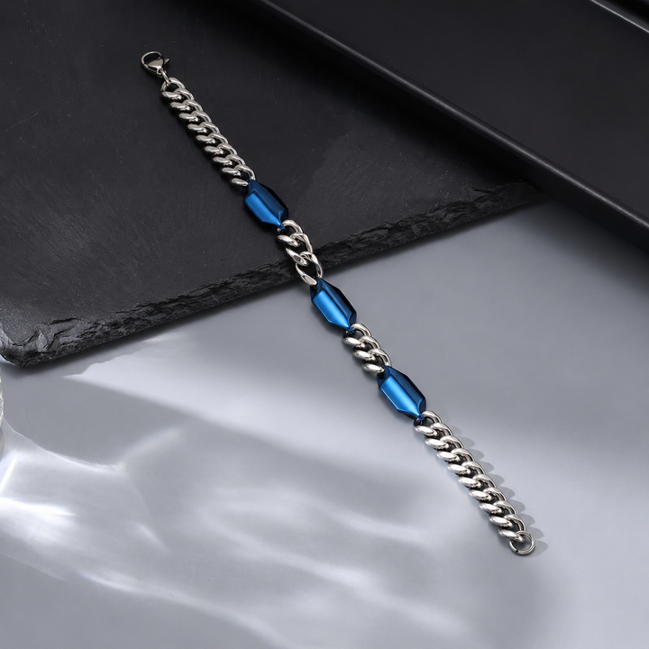 Azure Apex Link Bracelet | Salty