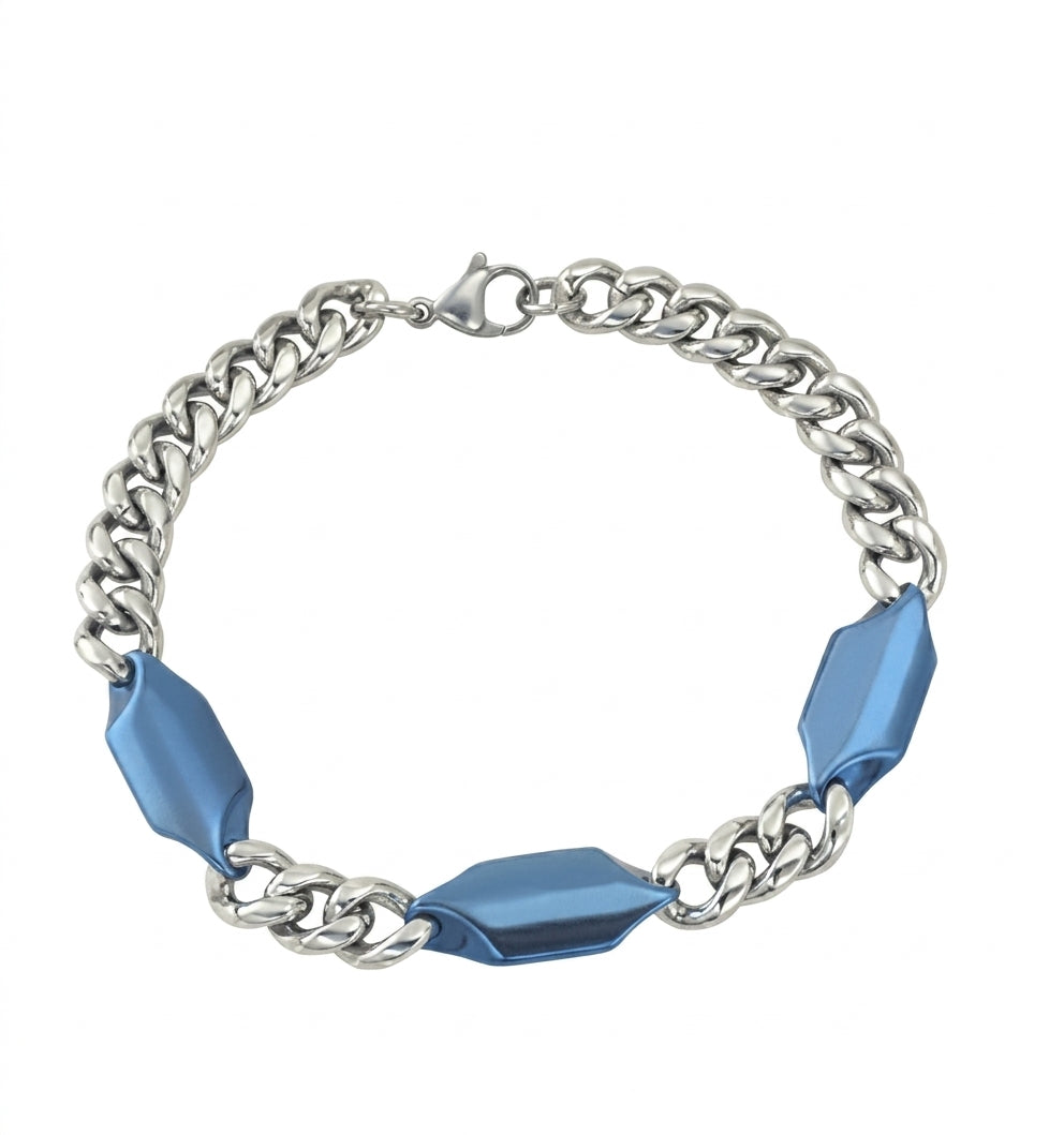 Azure Apex Link Bracelet | Salty