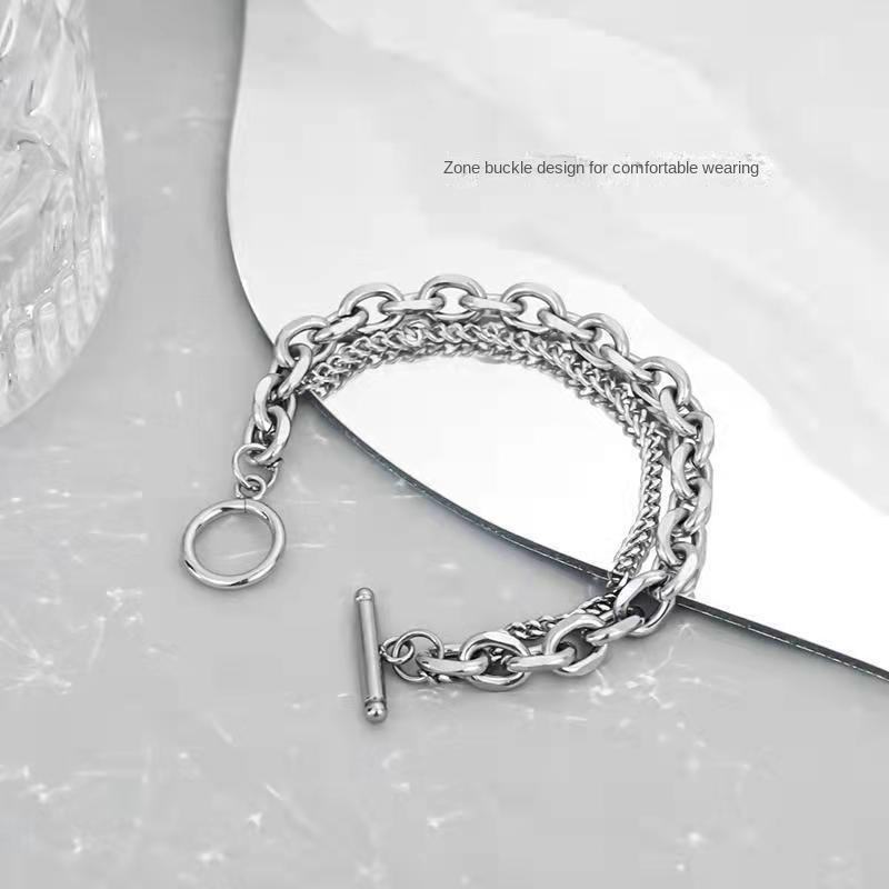 Gravix Dual Chain Toggle Bracelet | Salty