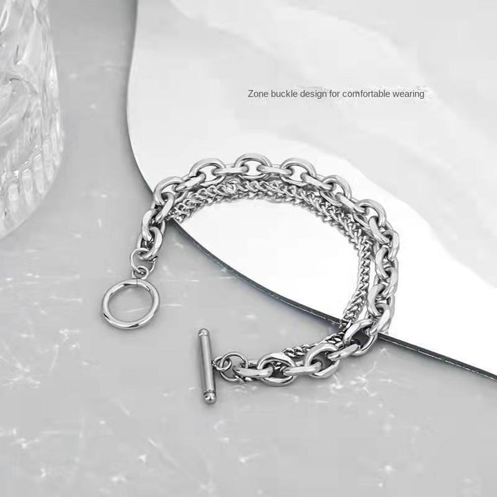 Gravix Dual Chain Toggle Bracelet | Salty