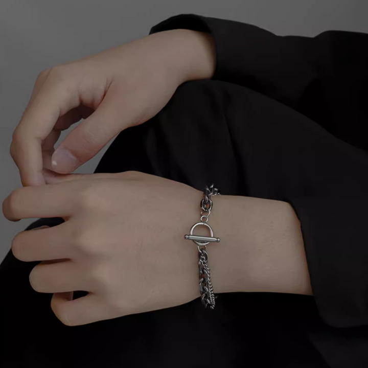 Gravix Dual Chain Toggle Bracelet | Salty
