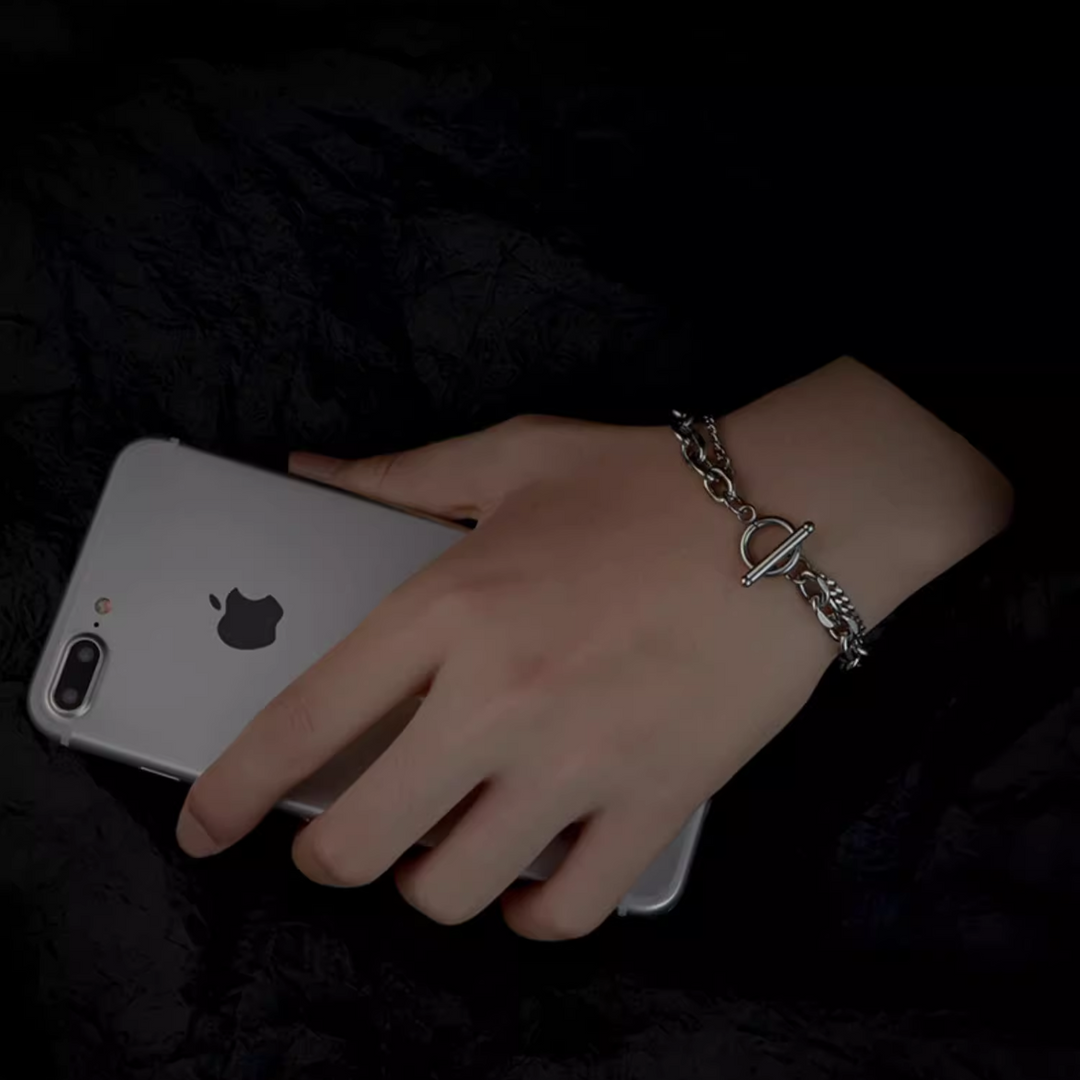 Gravix Dual Chain Toggle Bracelet | Salty