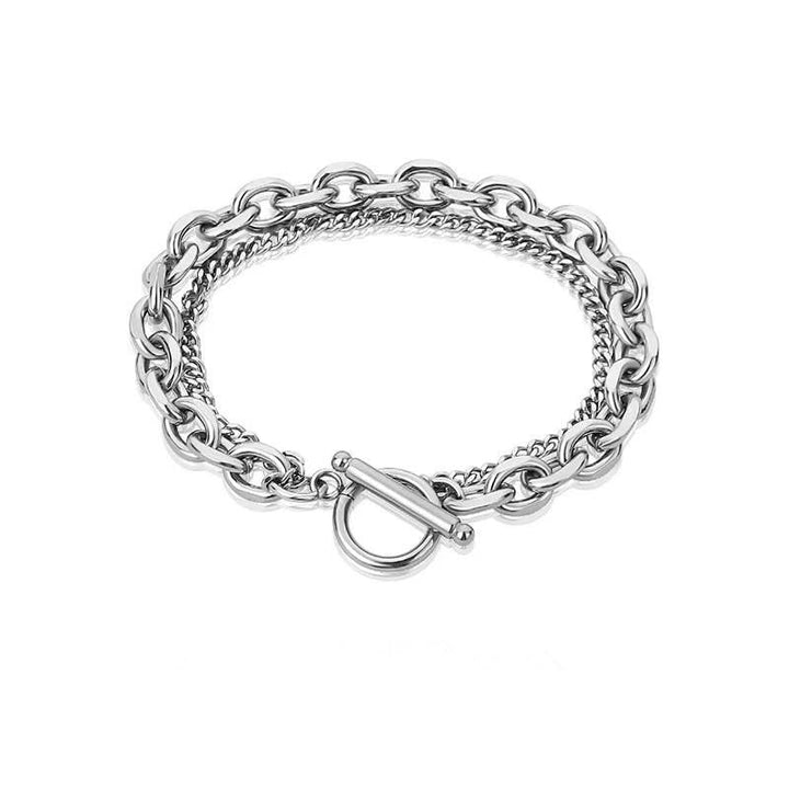Gravix Dual Chain Toggle Bracelet | Salty
