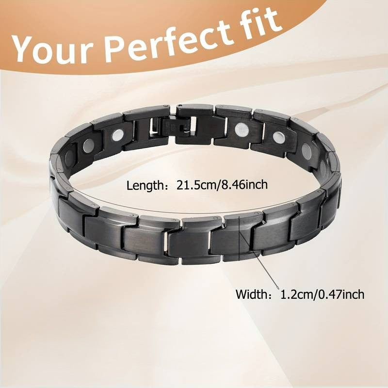 Premium Forge Link Bracelet - Black