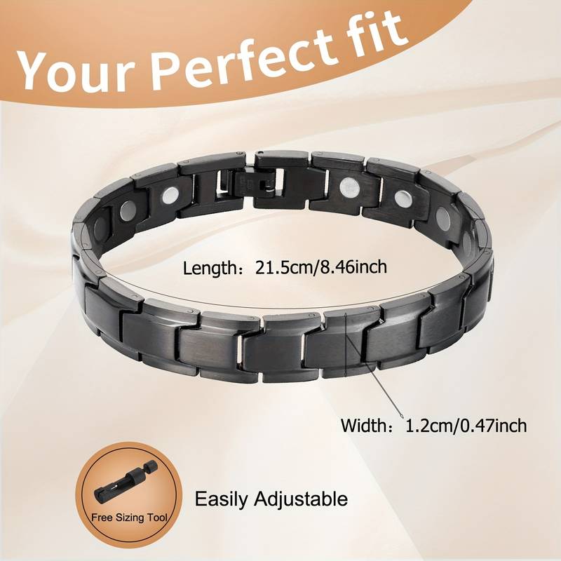 Premium Forge Link Bracelet - Black
