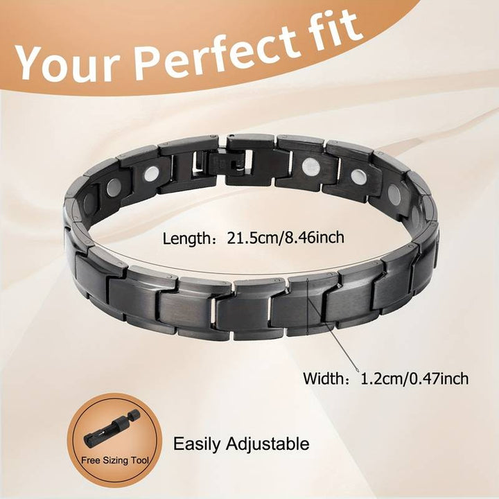 Premium Forge Link Bracelet - Black