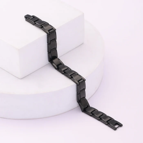 Premium Forge Link Bracelet - Black