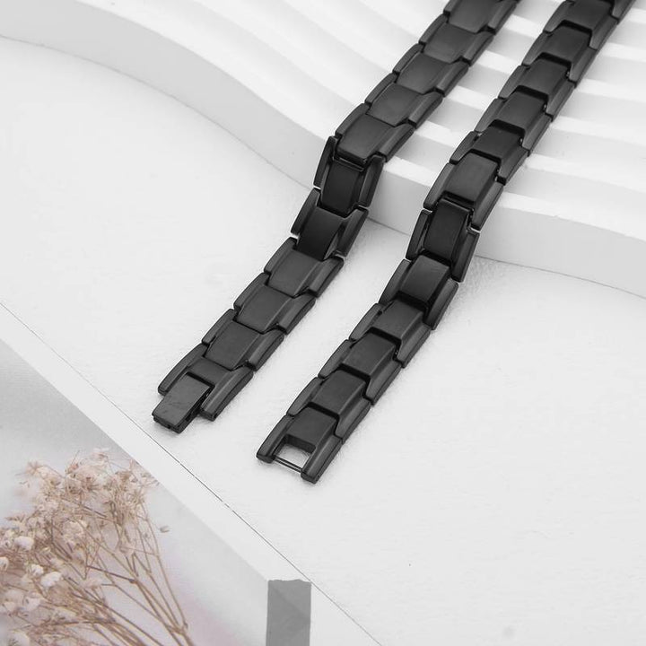 Premium Forge Link Bracelet - Black