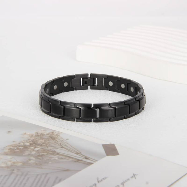 Premium Forge Link Bracelet - Black