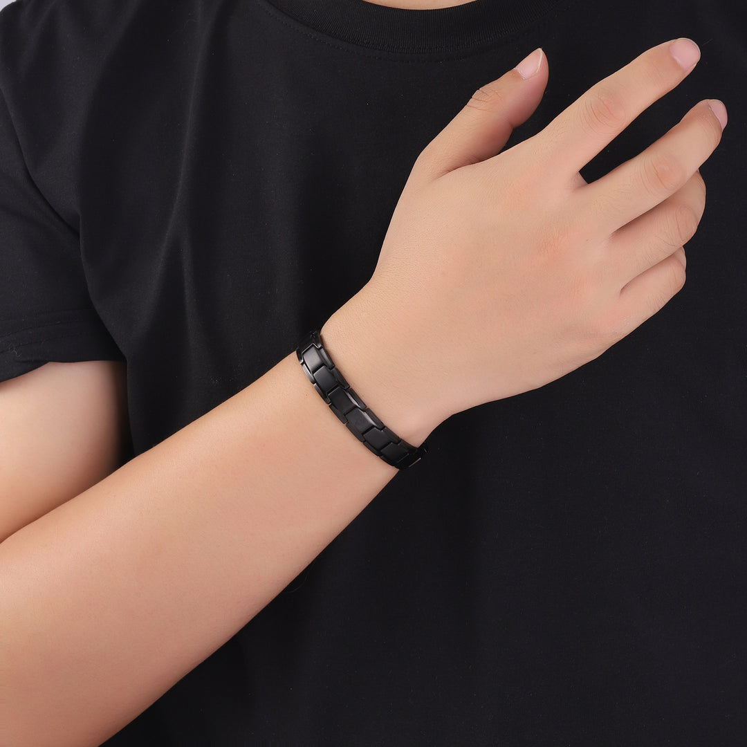 Premium Forge Link Bracelet - Black