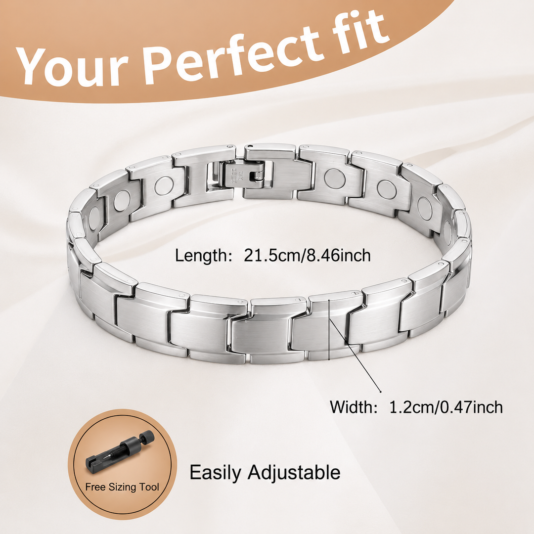 Premium Forge Link Bracelet - Silver