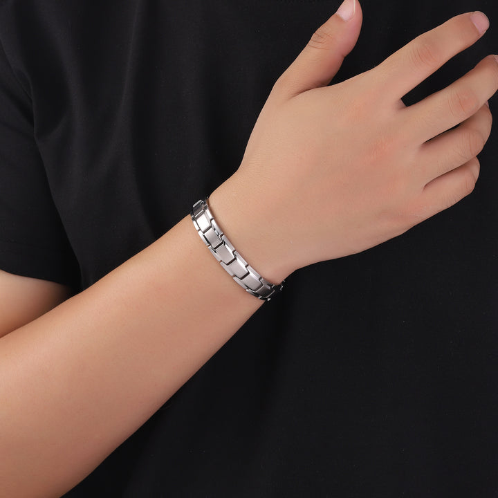 Premium Forge Link Bracelet - Silver