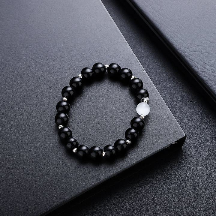 Halo Bead Bracelet - Black