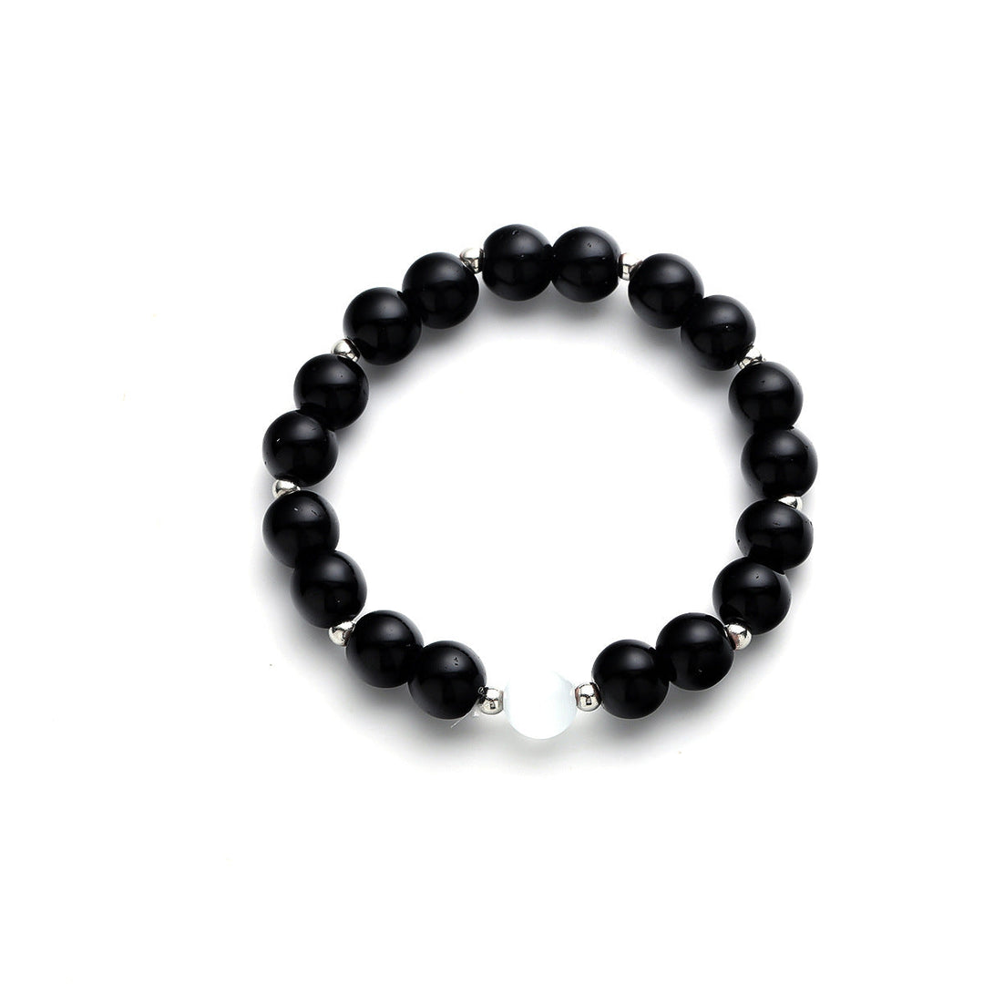 Halo Bead Bracelet - Black