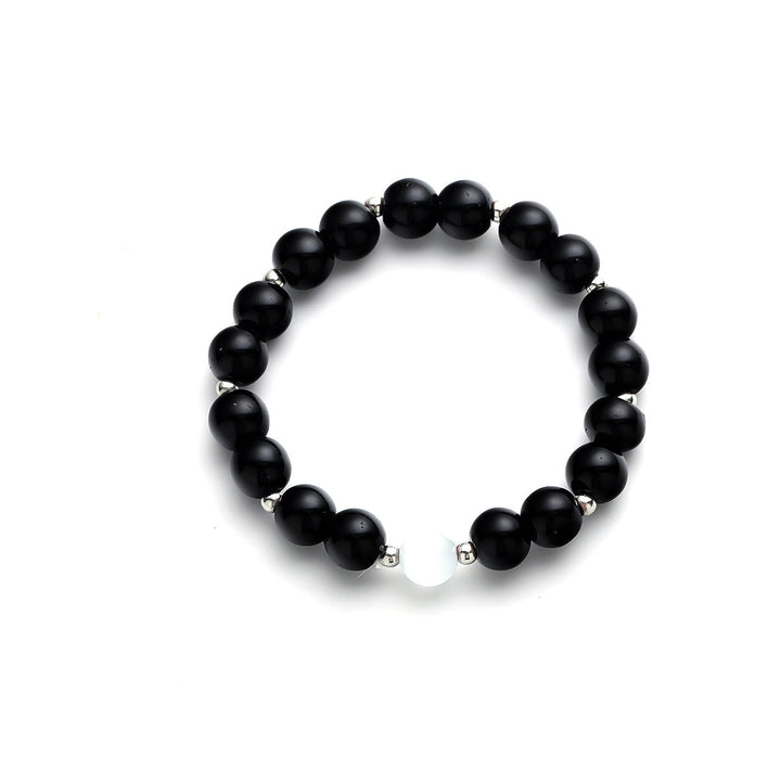 Halo Bead Bracelet - Black