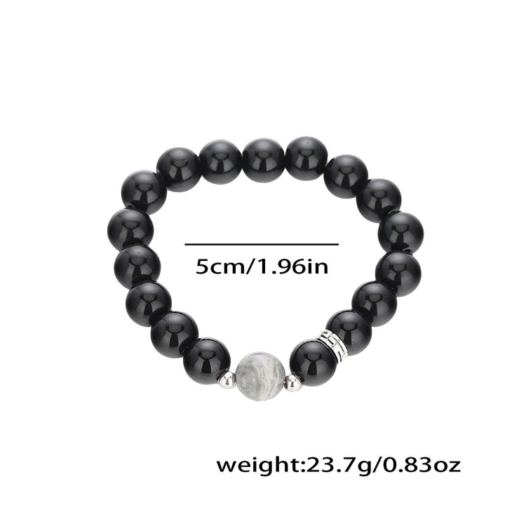 Eclipse Pearl Bead Bracelet