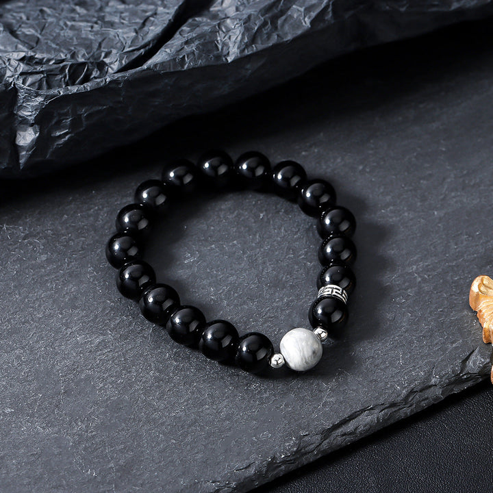 Eclipse Pearl Bead Bracelet