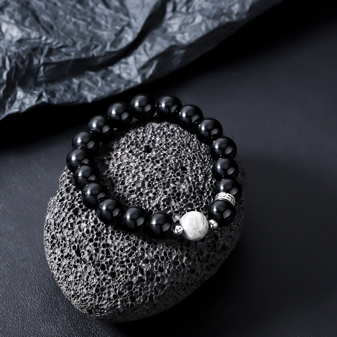 Eclipse Pearl Bead Bracelet