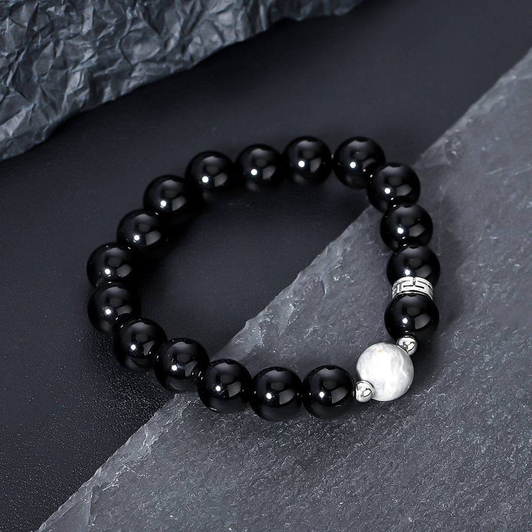 Eclipse Pearl Bead Bracelet