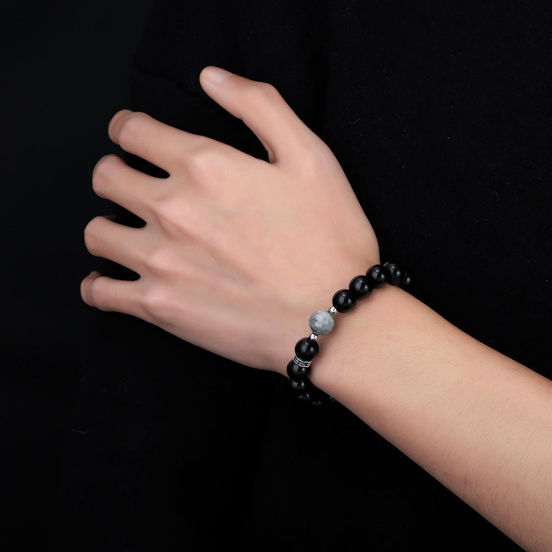 Eclipse Pearl Bead Bracelet