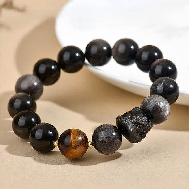 Eclipse Guardian Bead Bracelet